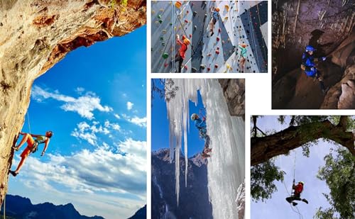 NorthPada 10mm x 16 ft Nylon Static Climbing Rope