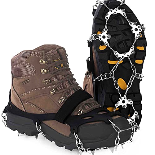 Enhanced Ice Cleat Spikes for Mountain Climbing Boots