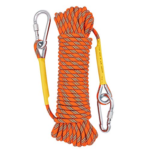 X XBEN Outdoor Climbing Rope 10M - Orange