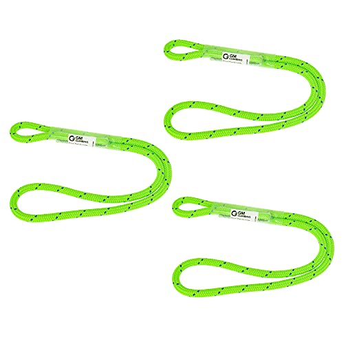 Pack of 3 Green GM Climbing 12in Prusik Loop
