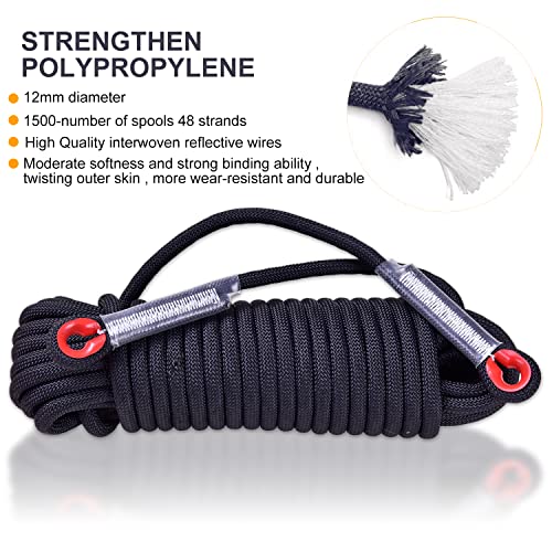 12 mm Static Climbing Rope for Outdoor Climbing