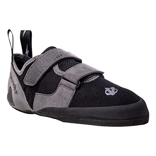 EVOLV Men's Defy Climbing Shoes Black/Gray Size 7.5