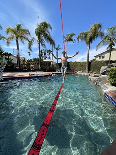 ZenMonkey Slackline Kit with Training Line, Arm Trainer