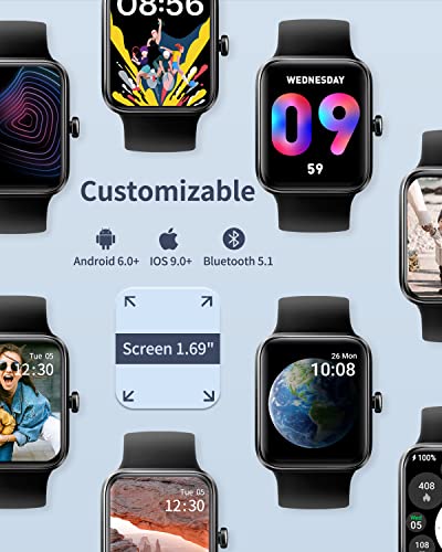 24/7 Fitness Tracker Smartwatch for iPhone and Android