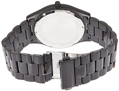 Michael Kors Men's Slim Runway Black Watch MK8507