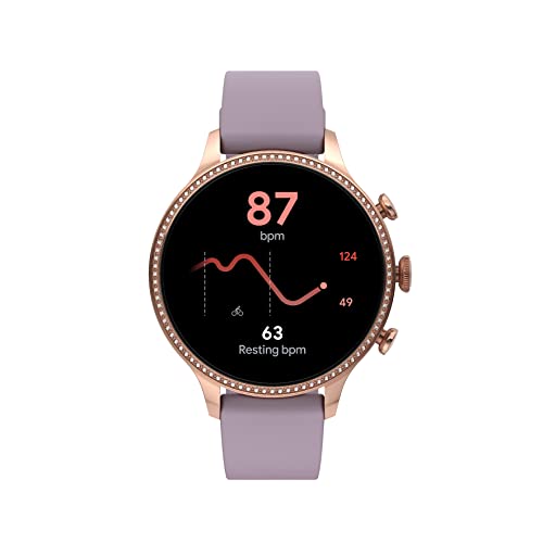 Fossil Women's Touchscreen Smart Watch - Rose Gold/Purple