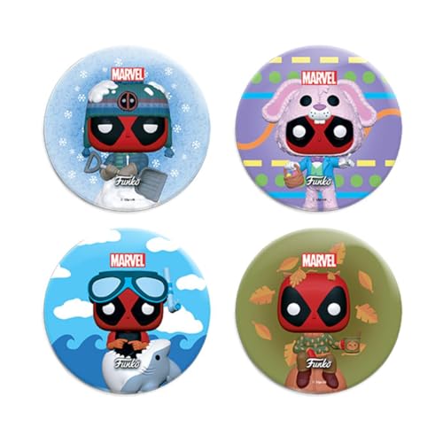 Funko Pop! Marvel Deadpool Seasons Mystery Box Collectors Kit GameStop Exclusive