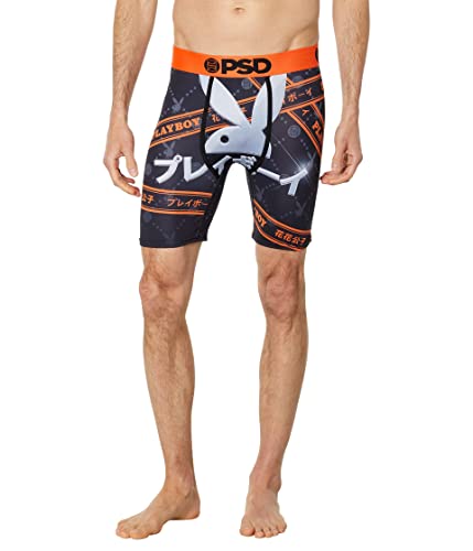 PSD Men's Pb Tokyo Scene Boxer Briefs, Black, S
