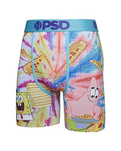 PSD Men's Sb Pizza Time Boxer Briefs, Multi, XXL