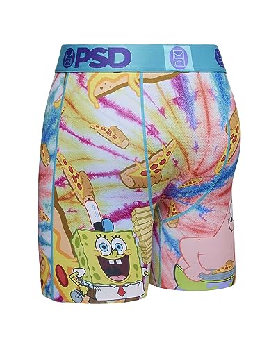 PSD Men's Sb Pizza Time Boxer Briefs, Multi, XXL