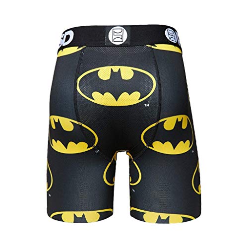 PSD Underwear Men's DC Batman Boxers, Small Black