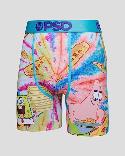 PSD Men's Sb Pizza Time Boxer Briefs, Multi, XXL