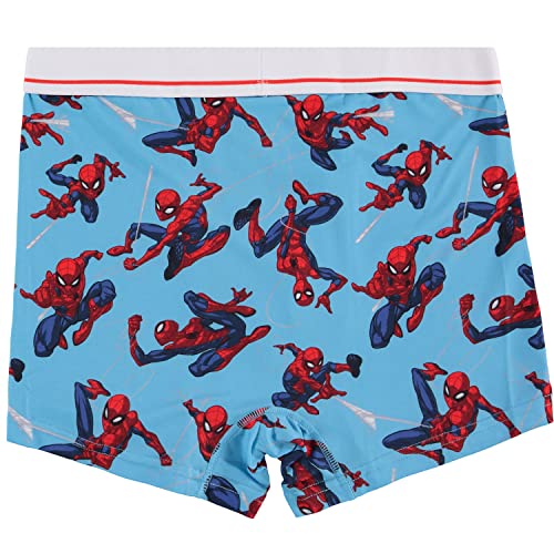 Marvel Mens Comics Boxer Briefs - Spiderman Mens Underwear - 2 Pack Boxer Briefs (Spiderman Multi, Medium)