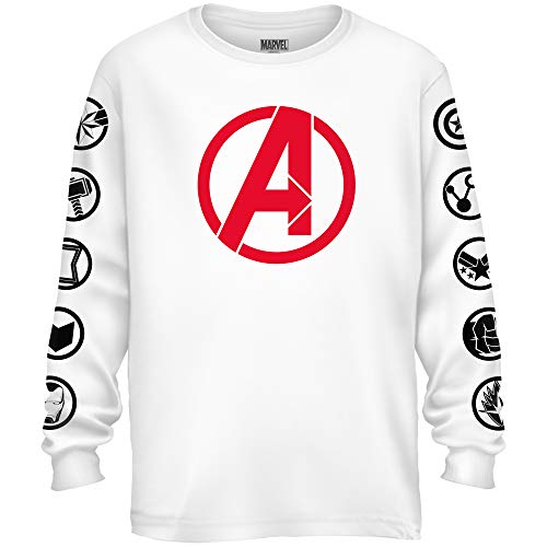 Avengers Endgame Captain America Logo Longsleeve T-Shirt