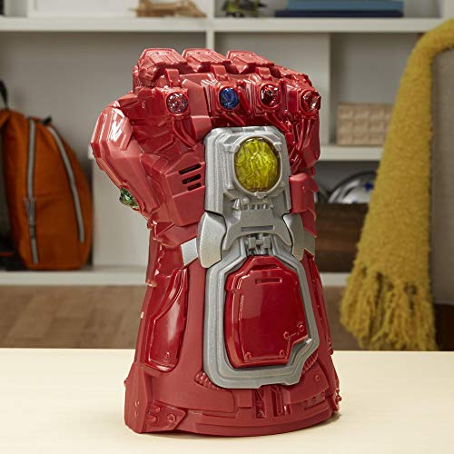 Marvel Studios Avengers Endgame Red Infinity Gauntlet Electronic Fist Roleplay Toy, Lights and Sounds, 5+ Years