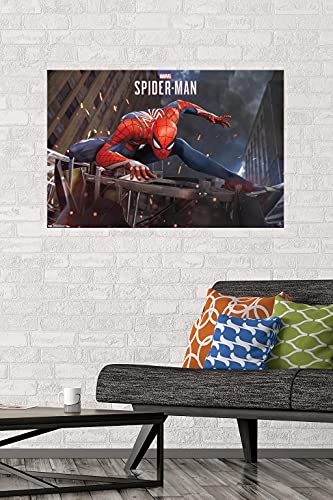 Trends International Marvel Comics - Spider-Man - Action Wall Poster, 22.375" x 34", Unframed Version