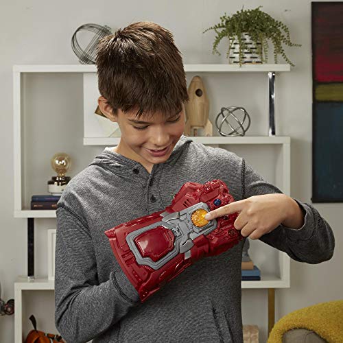 Marvel Studios Avengers Endgame Red Infinity Gauntlet Electronic Fist Roleplay Toy, Lights and Sounds, 5+ Years