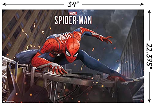 Trends International Marvel Comics - Spider-Man - Action Wall Poster, 22.375" x 34", Unframed Version