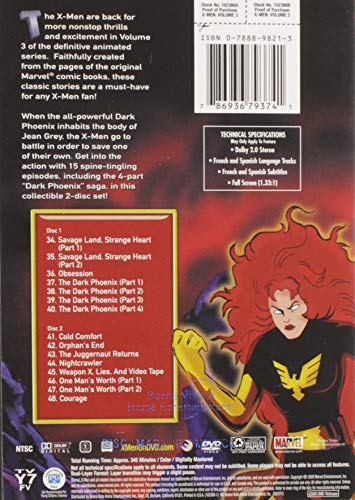 X-Men: Volume Three (Marvel DVD Comic Book Collection)