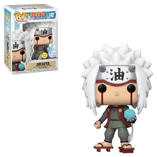 Funko Pop Animation: Naruto Shippuden - Jiraiya with Rasengan - Special Edition Multicolor Glow Exclusive #1481