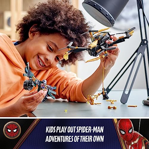 LEGO Marvel Spider-Man’s Drone Duel 76195 Building Kit (198 Pieces)