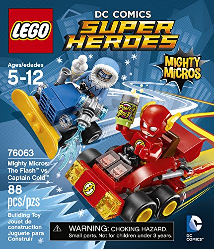 LEGO Super Heroes Mighty Micros: The Flash vs Captain Cold 76063 Building Kit (88 Piece)