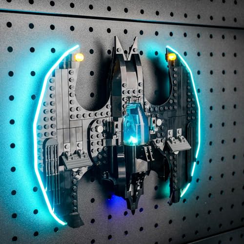 BrickBling LED Lighting for Lego DC Batwing: Batman vs. The Joker 76265 Toy Set, Creative Light Kit, No Model Included