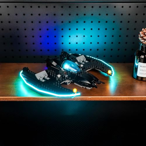 BrickBling LED Lighting for Lego DC Batwing: Batman vs. The Joker 76265 Toy Set, Creative Light Kit, No Model Included