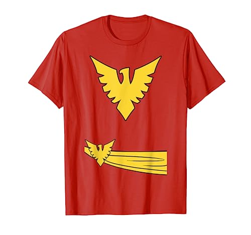 Marvel X-Men Phoenix Jean Grey Classic Comic Costume T-Shirt