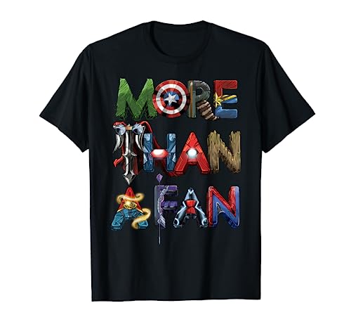 Marvel Avengers Word Stack T-Shirt