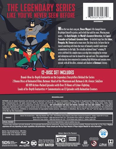 Batman: The Complete Animated Series [Blu-ray]