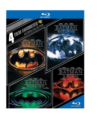 4 Film Favorites: Batman Collection (Batman / Batman Returns / Batman Forever / Batman & Robin) [Blu-ray]