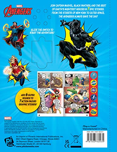 Marvel Avengers Action Sound Book - 6 Hero Stories