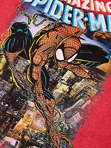 Marvel Men's Spider-Man T-Shirt - Red, Medium