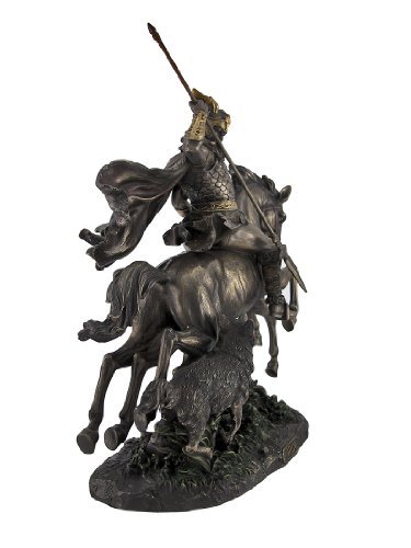 Norse God Odin Riding Sleipnir Resin Statue
