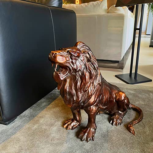 Regal Lion King Statue Home Decoration Wildlife Figurine