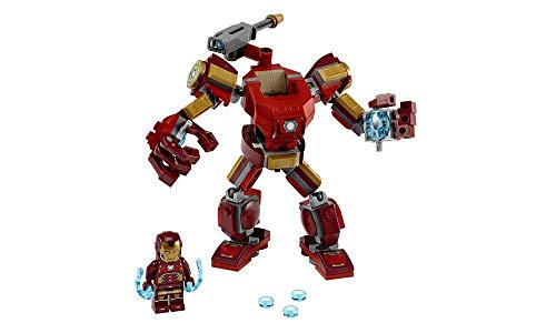 Lego Marvel Avengers Iron Man Mech 76140 Kids’ Superhero Mech Figure, Building Toy with Iron Man Mech and Minifigure (148 Pieces)