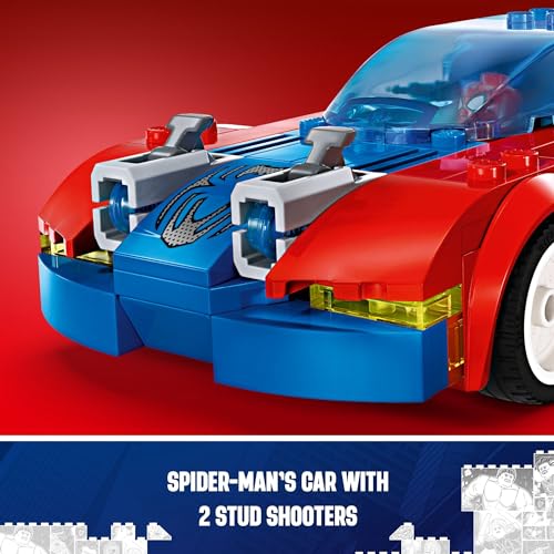 LEGO Marvel Spider-Man Race Car & Venom Green Goblin, Marvel Building Toy for Kids with Ghost-Spider Minifigure and Buildable Race Car Toy, Spider-Man Gift for Boys and Girls Ages 7 and Up, 76279