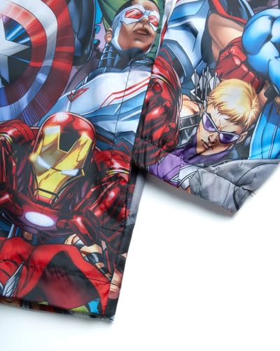 Men's Avengers Character Hooded Windbreaker Jacket