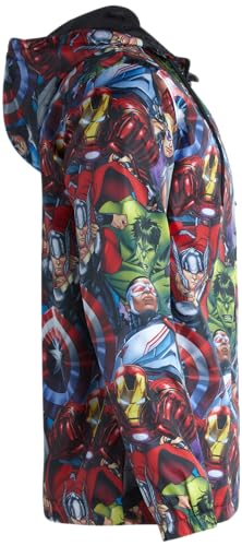 Men's Avengers Character Hooded Windbreaker Jacket