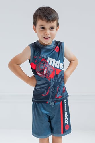 Spider-Man Miles Morales Toddler Boys Outfit Black 4T