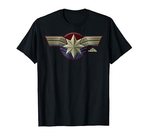 Captain Marvel Movie Chest Symbol Graphic T-Shirt
