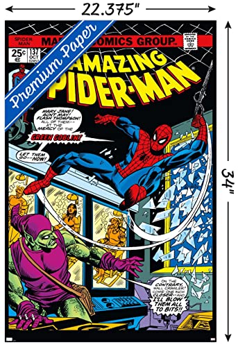 Trends International Marvel Comics - Spider-Man - Amazing Spider-Man #137 Wall Poster, 22.37" x 34.00", Premium Unframed Version