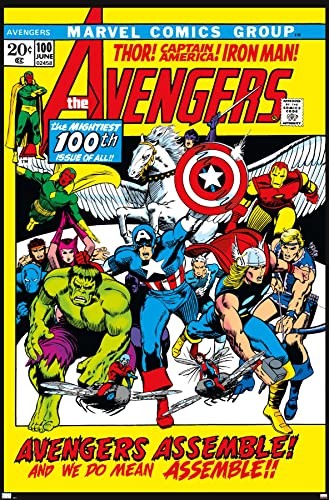 Trends International Marvel Comics - Avengers #100 Wall Poster