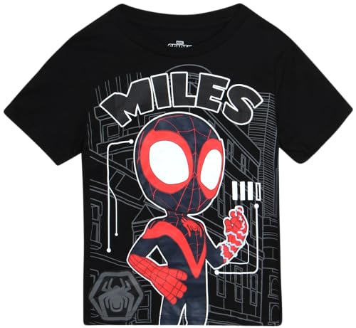 Spider-Man T-Shirt 4 Pack - Boys Spider-Verse Tee