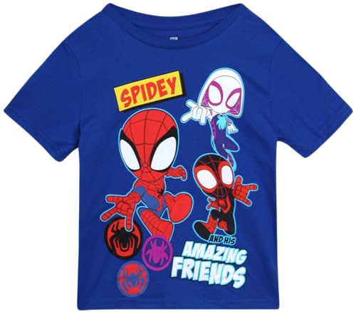 Spider-Man T-Shirt 4 Pack - Boys Spider-Verse Tee