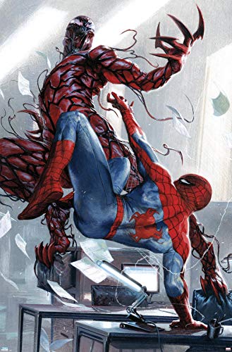 Trends International Marvel Comics - Carnage - Battle with Spider-Man Wall Poster, 22.375" x 34", Premium Unframed Version