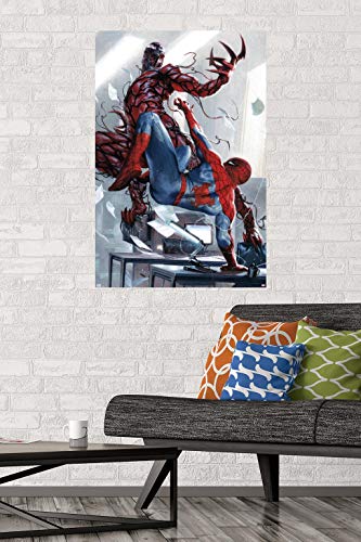 Trends International Marvel Comics - Carnage - Battle with Spider-Man Wall Poster, 22.375" x 34", Premium Unframed Version