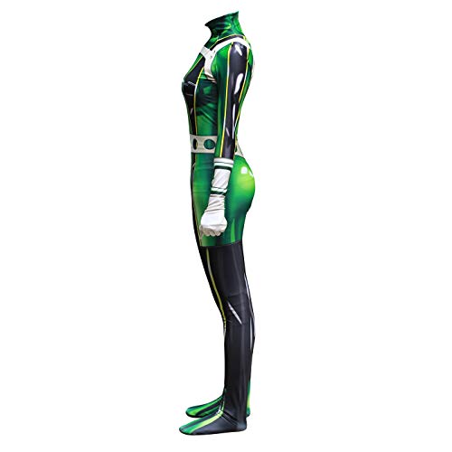 Xyjrnjvh My Hero Academia All Might Boku No Hero Academia Halloween Cosplay Costume Unisex Bodysuit (Adult-L, Hero-055) Green