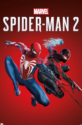 Trends International Marvel's Spider-Man 2 - Key Art Wall Poster, 22.37" x 34.00", Premium Unframed Version